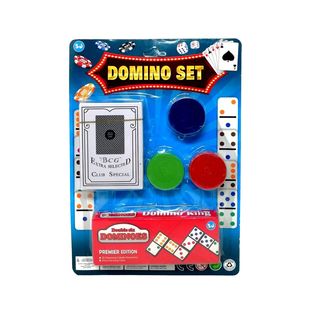 Set Domino + Fichas+ Pquer